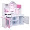 Costway Kids Wood Kitchen Toy Cooking Pretend Play Set Toddler Wooden Playset